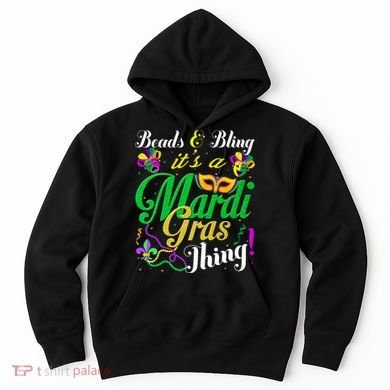 Beads And Bling ItS A Mardi Gras Thing Carnival Costume Hoodie