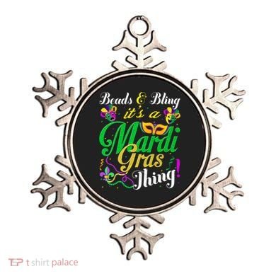 Beads And Bling ItS A Mardi Gras Thing Carnival Costume Ornament