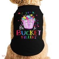 Be A Bucket Filler Funny School Back To School Doggie Tank thumb 0
