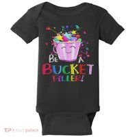 Be A Bucket Filler Funny School Back To School Baby Bodysuit thumb 0