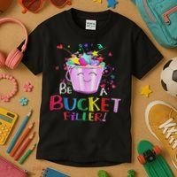 Be A Bucket Filler Funny School Back To School Kids T-Shirt thumb 3