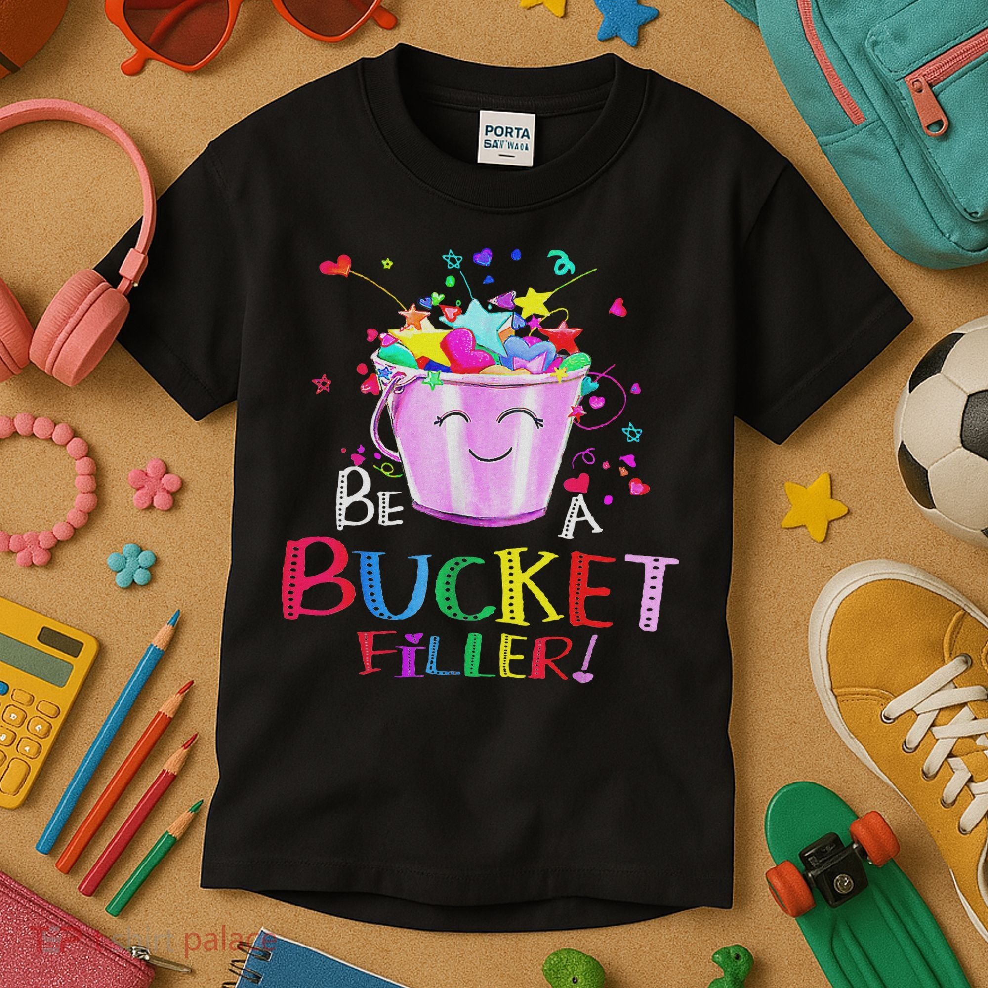 Be A Bucket Filler Funny School Back To School Kids T-Shirt
