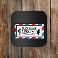Born Again Barbershop Merch Coaster thumb 0