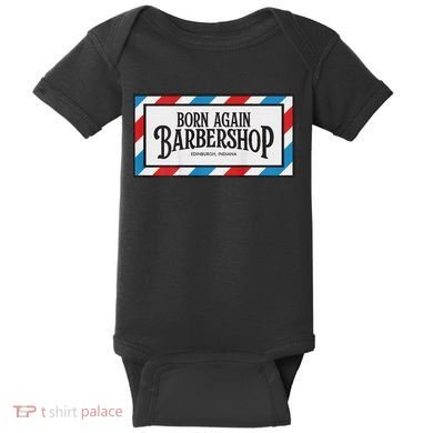 Born Again Barbershop Merch Baby Bodysuit