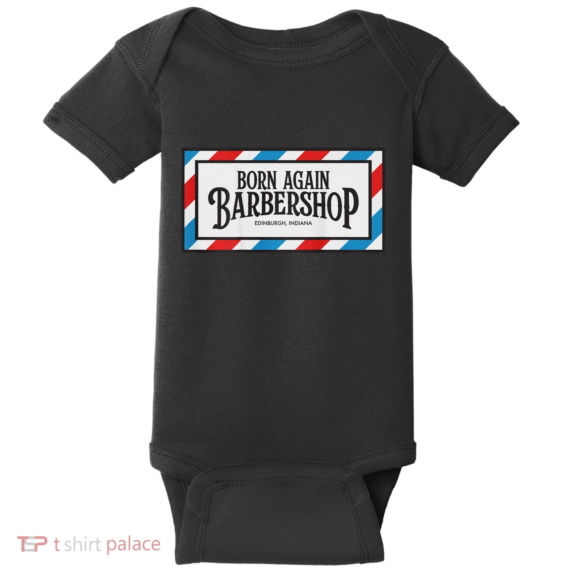 Born Again Barbershop Merch Baby Bodysuit
