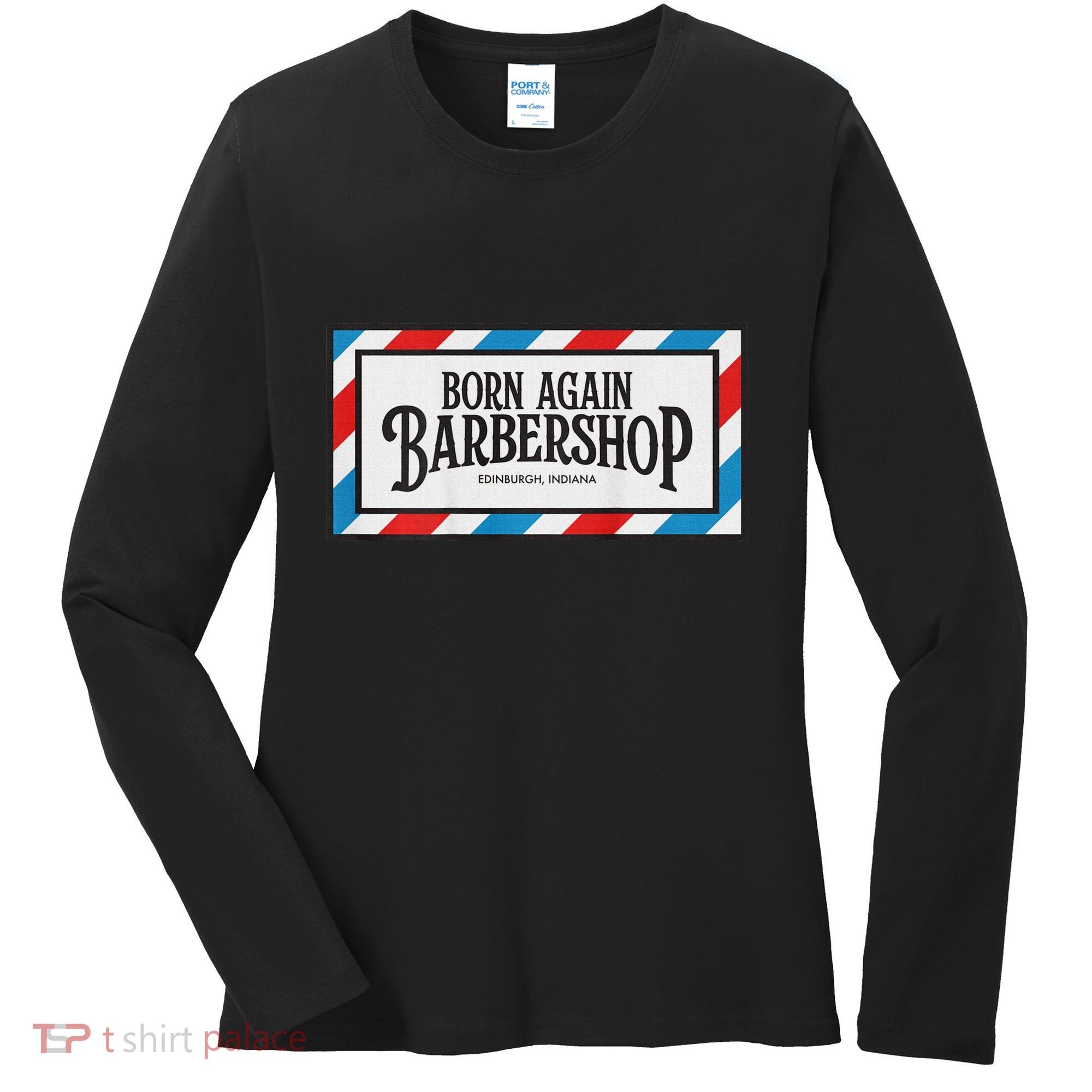 Born Again Barbershop Merch Women's Long Sleeve Shirt