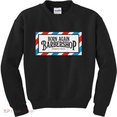 Born Again Barbershop Merch Kids Sweatshirt
