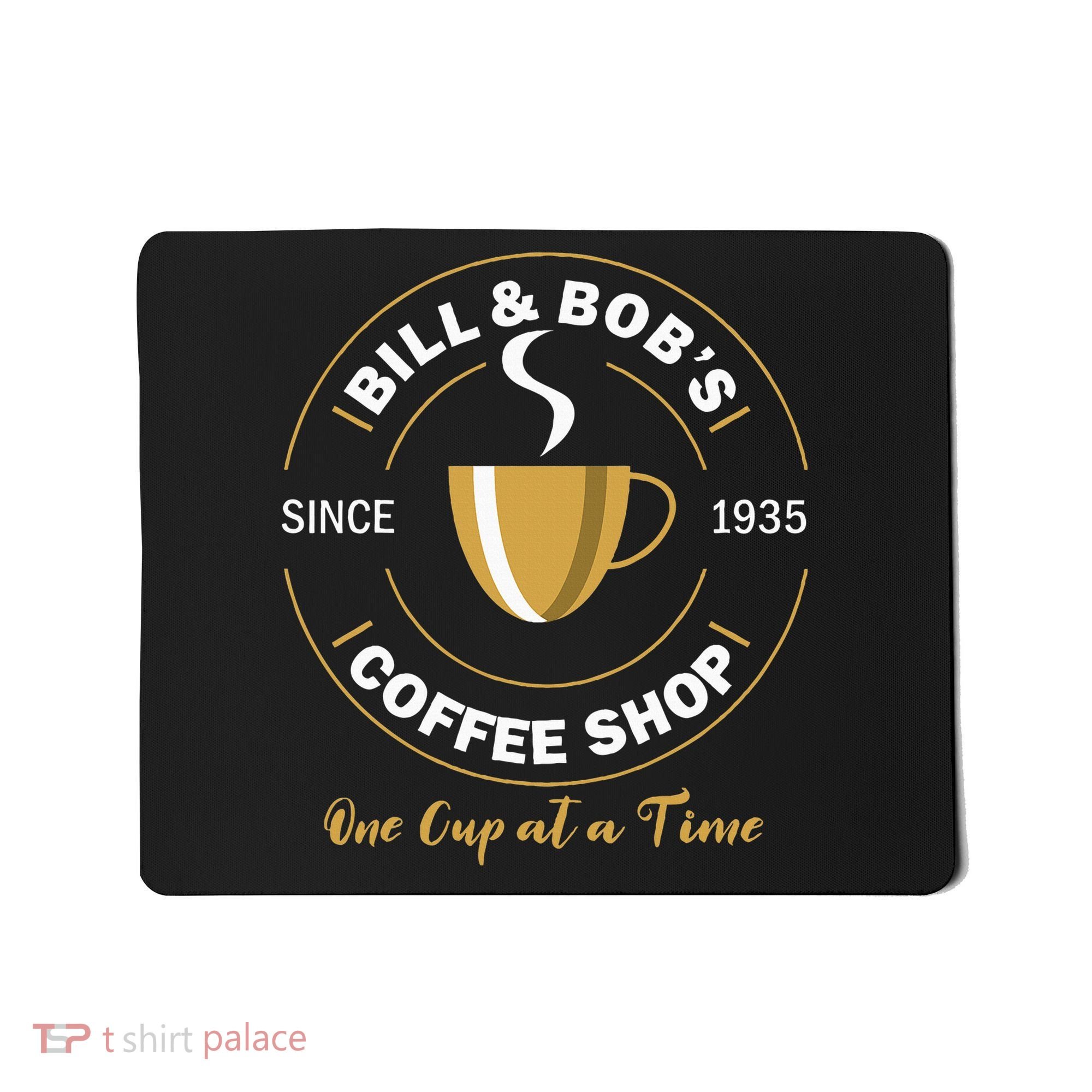 Bill And BobS Coffee Shop Aa Recovery Mousepad