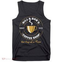 Bill And BobS Coffee Shop Aa Recovery Tank Top thumb 0