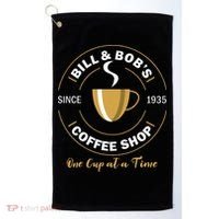 Bill And BobS Coffee Shop Aa Recovery Golf Towel thumb 0