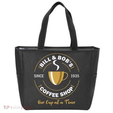 Bill And BobS Coffee Shop Aa Recovery Tote Bag