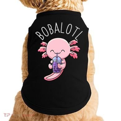 Bobalotl Axolotl Boba Tea Bubble Milk Doggie Tank