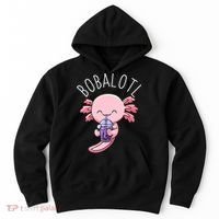Bobalotl Axolotl Boba Tea Bubble Milk Hoodie thumb 0