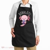 Bobalotl Axolotl Boba Tea Bubble Milk Apron thumb 2