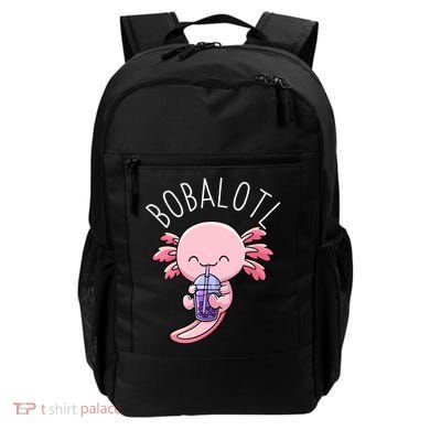 Bobalotl Axolotl Boba Tea Bubble Milk Backpack