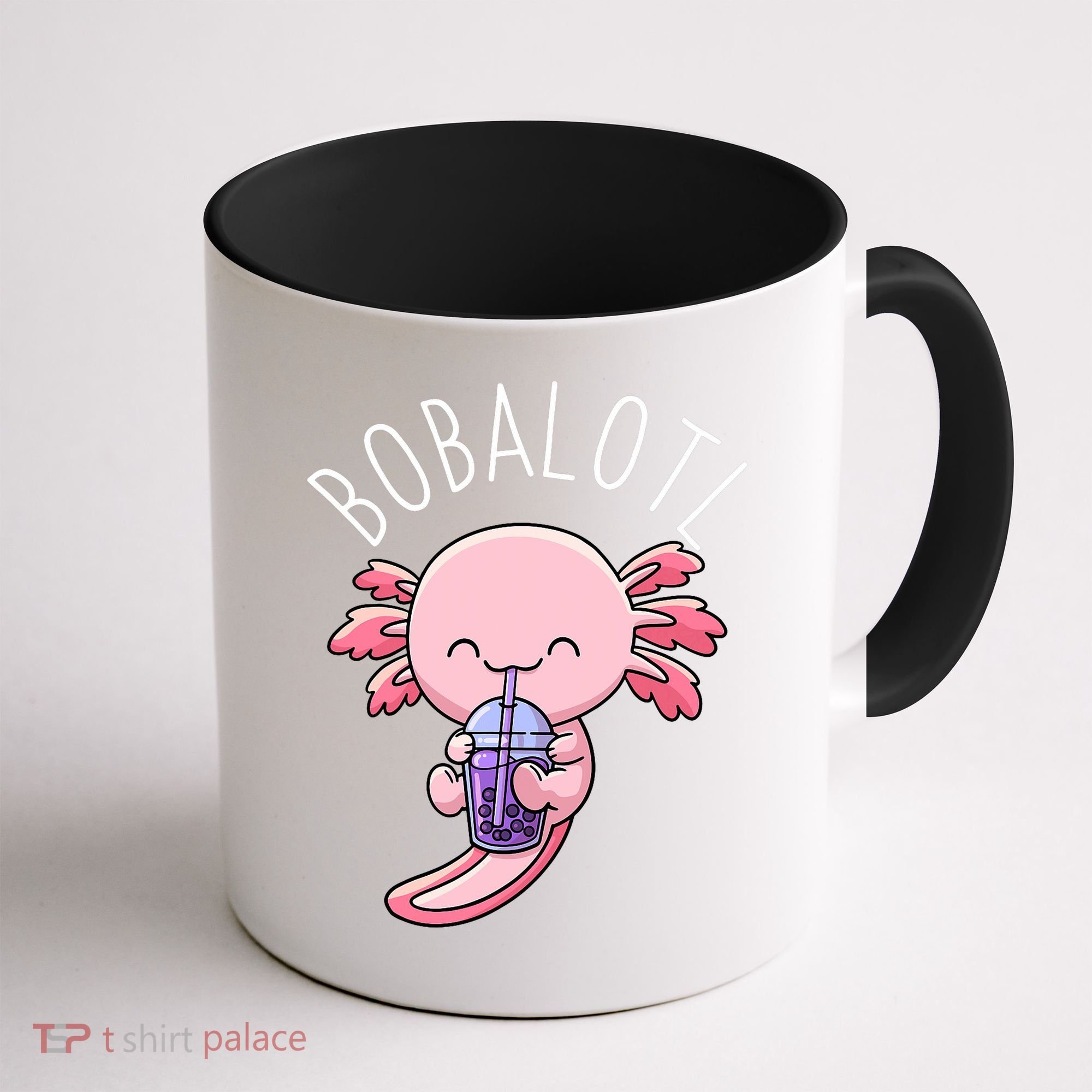 Bobalotl Axolotl Boba Tea Bubble Milk Coffee Mug