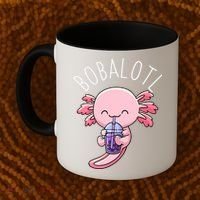 Bobalotl Axolotl Boba Tea Bubble Milk Coffee Mug thumb 2