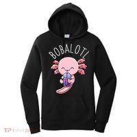 Bobalotl Axolotl Boba Tea Bubble Milk Women's Hoodie thumb 0