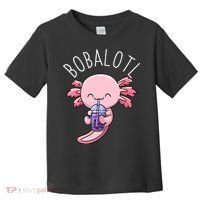 Bobalotl Axolotl Boba Tea Bubble Milk Toddler T-Shirt thumb 0