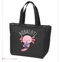Bobalotl Axolotl Boba Tea Bubble Milk Tote Bag thumb 3