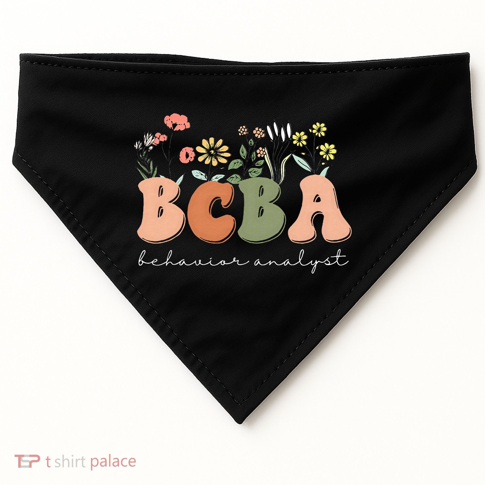 Behavior Analyst BCBA Behavior Therapist ABA Therapist RBT USA-Made Doggie Bandana