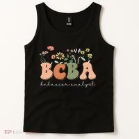 Behavior Analyst BCBA Behavior Therapist ABA Therapist RBT Tank Top thumb 2