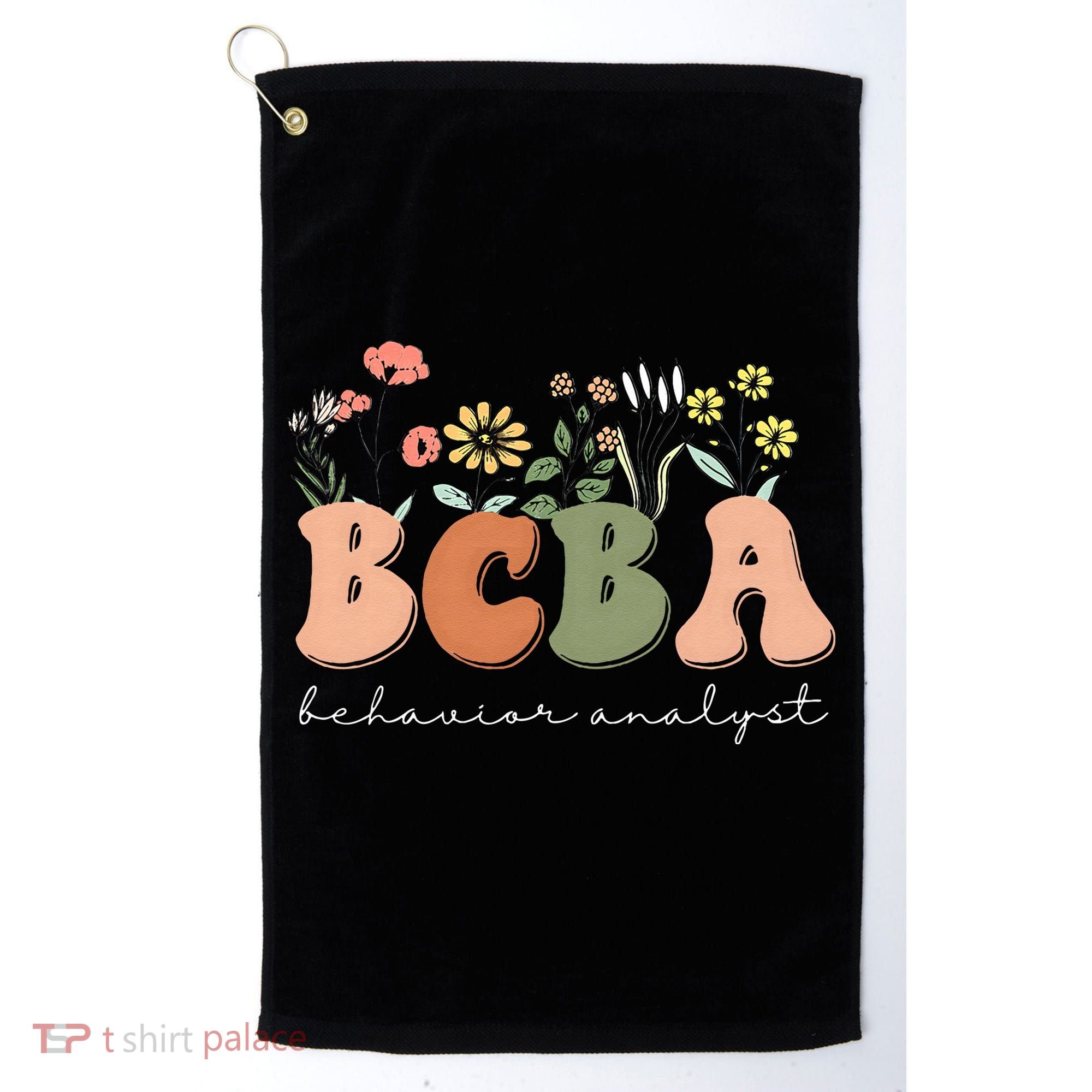 Behavior Analyst BCBA Behavior Therapist ABA Therapist RBT Golf Towel