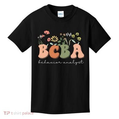 Behavior Analyst BCBA Behavior Therapist ABA Therapist RBT Kids T-Shirt