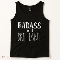 Badass And Brilliant Tank Top thumb 2