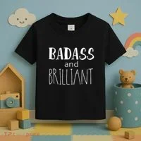 Badass And Brilliant Toddler T-Shirt thumb 3