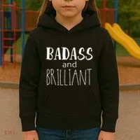 Badass And Brilliant Kids Hoodie thumb 3