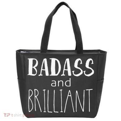 Badass And Brilliant Tote Bag