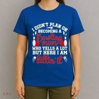 Becoming A Bowling Mom Of A Bowler Mother Bowling Mama Gift T-Shirt thumb 4
