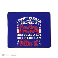Becoming A Bowling Mom Of A Bowler Mother Bowling Mama Gift Mousepad thumb 0