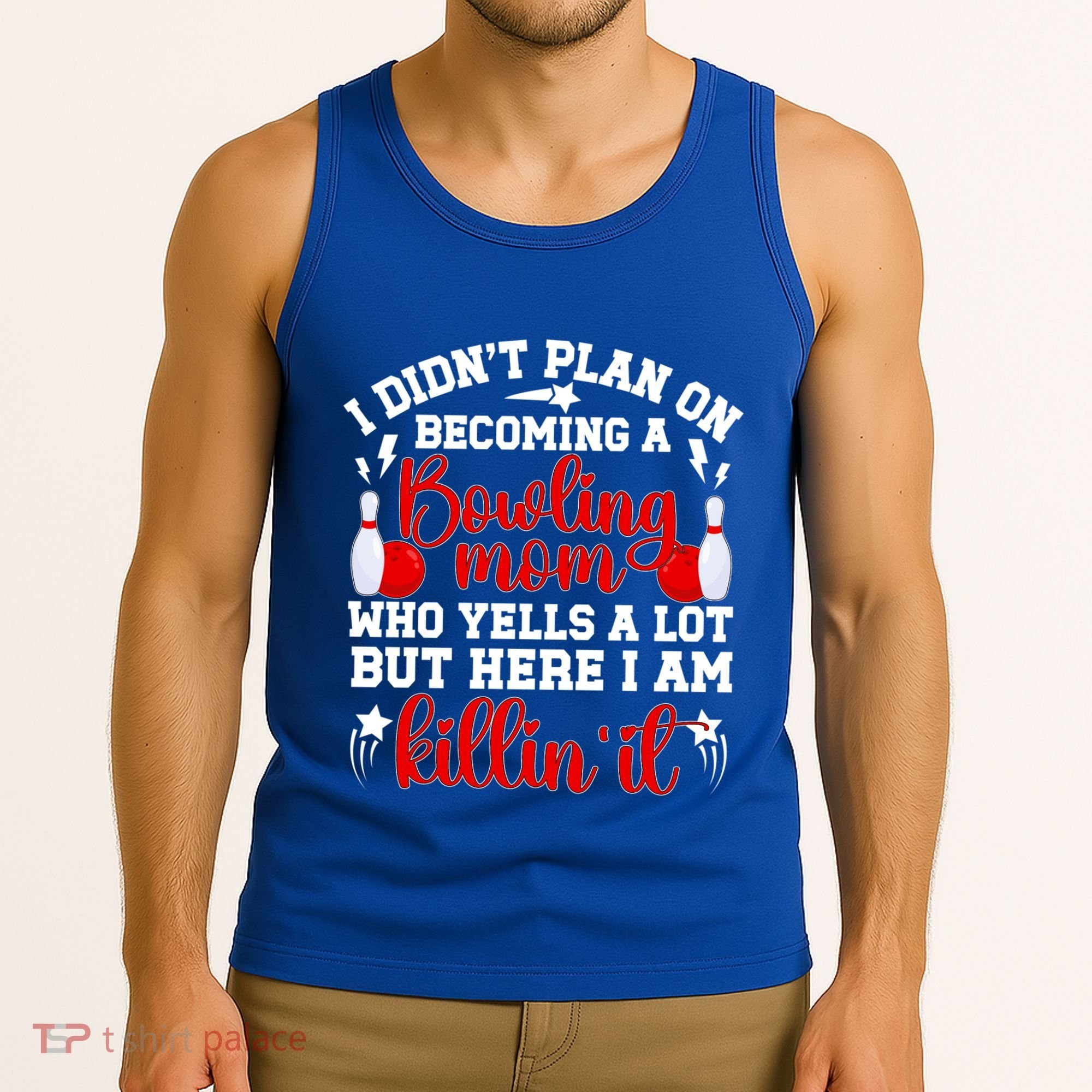 Becoming A Bowling Mom Of A Bowler Mother Bowling Mama Gift Tank Top