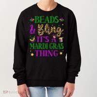 Beads And Bling It's A Mardi Gras Thing Beads And Bling Women's Sweatshirt thumb 0