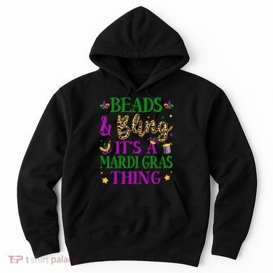 Beads And Bling It's A Mardi Gras Thing Beads And Bling Hoodie