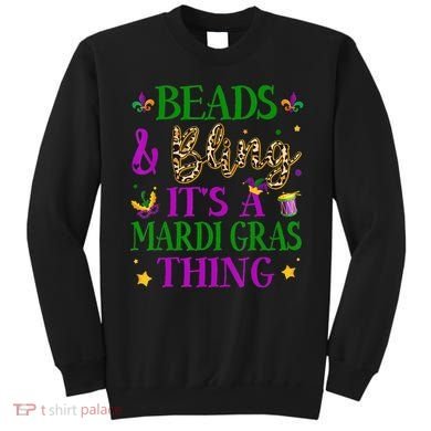 Beads And Bling It's A Mardi Gras Thing Beads And Bling Sweatshirt