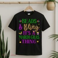 Beads And Bling It's A Mardi Gras Thing Beads And Bling T-Shirt thumb 2