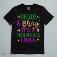 Beads And Bling It's A Mardi Gras Thing Beads And Bling T-Shirt thumb 5