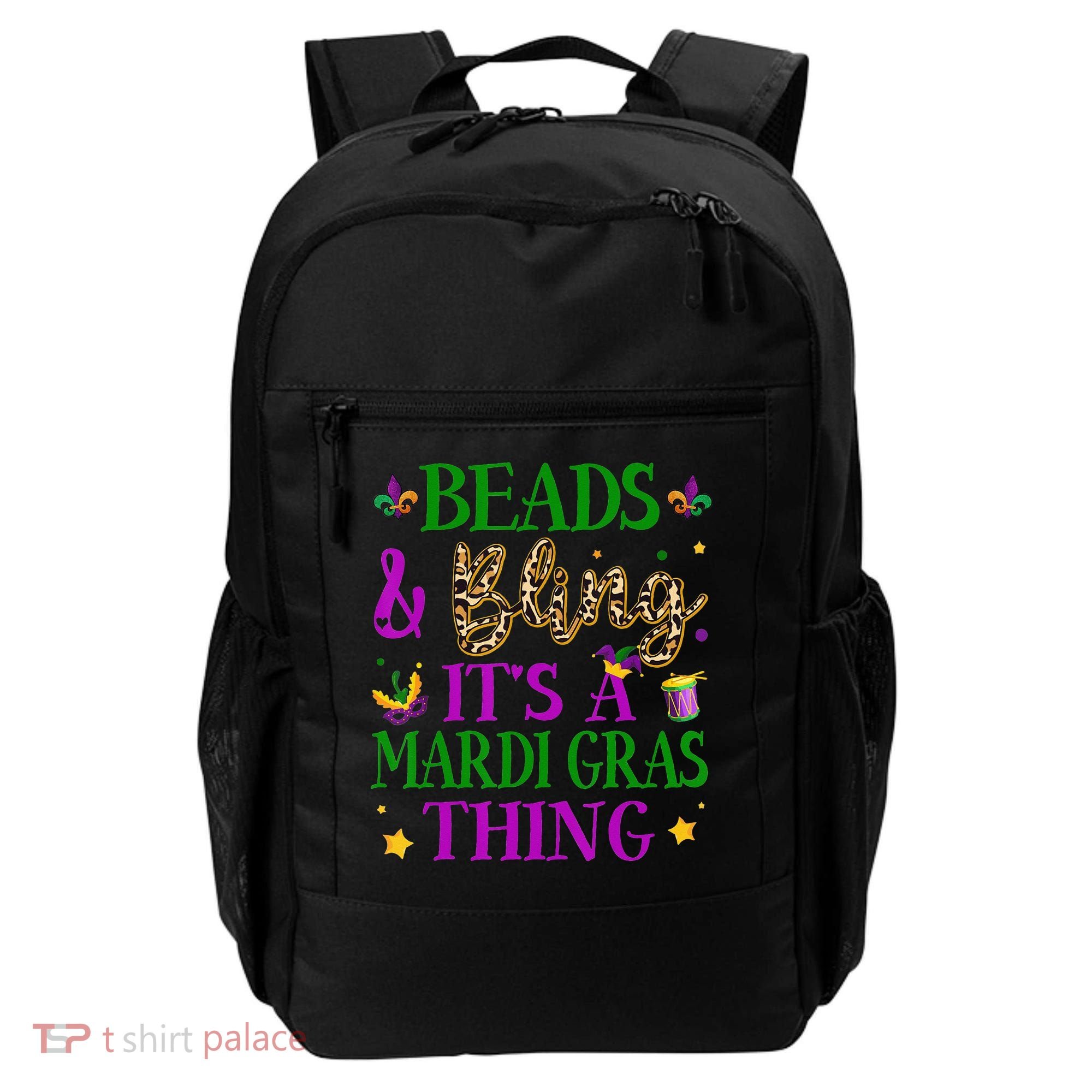 Beads And Bling It's A Mardi Gras Thing Beads And Bling Backpack