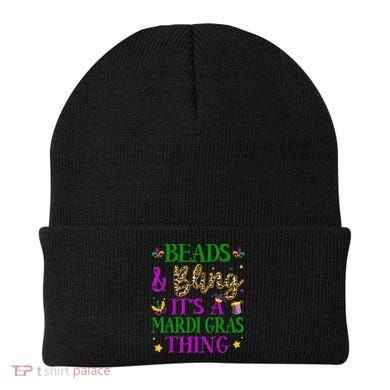 Beads And Bling It's A Mardi Gras Thing Beads And Bling Beanie