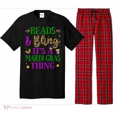 Beads And Bling It's A Mardi Gras Thing Beads And Bling Pajama Set