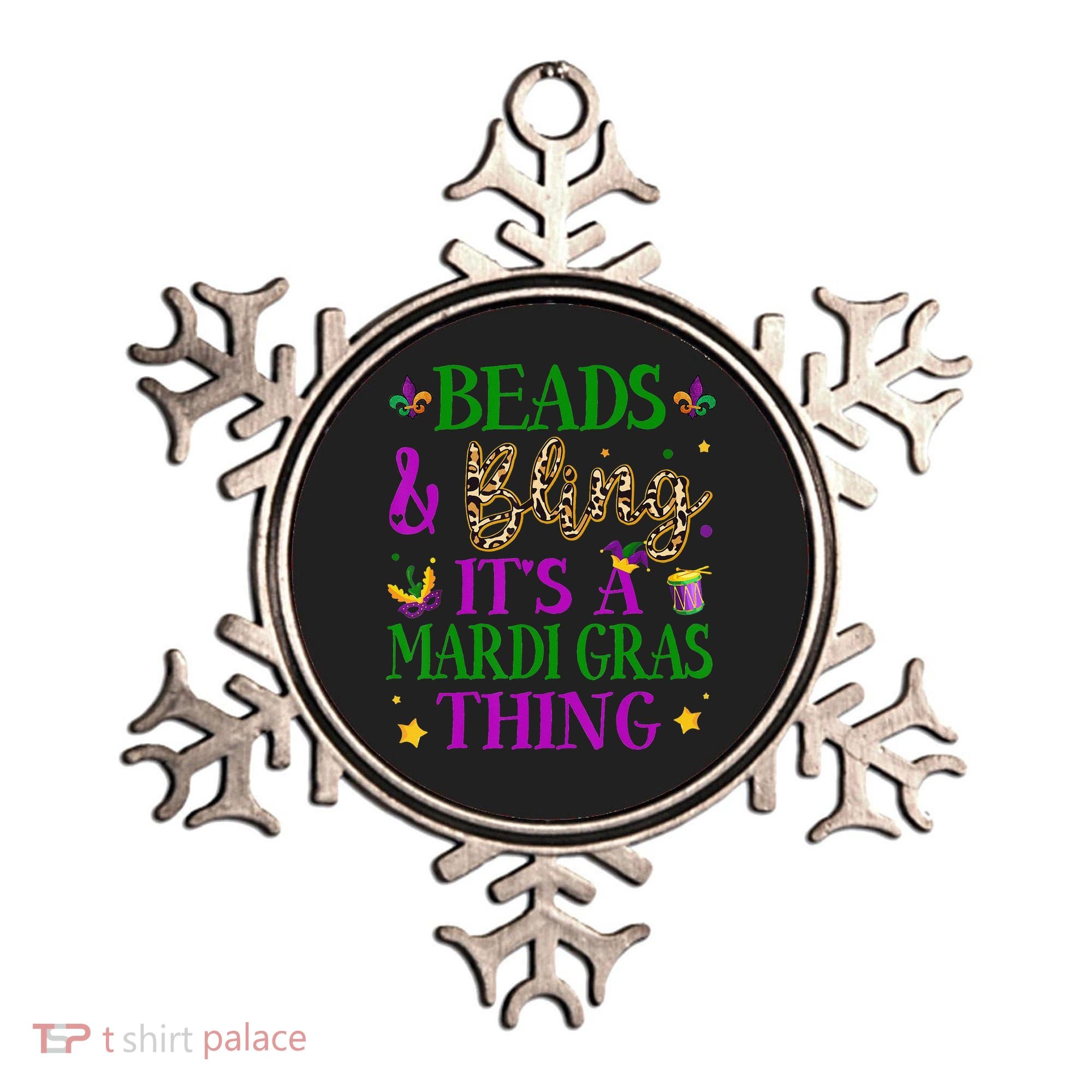 Beads And Bling It's A Mardi Gras Thing Beads And Bling Ornament