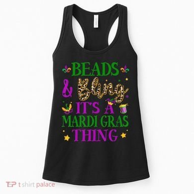Beads And Bling It's A Mardi Gras Thing Beads And Bling Women's Tank Top