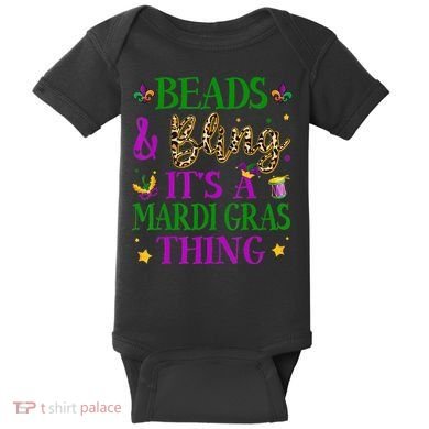 Beads And Bling It's A Mardi Gras Thing Beads And Bling Baby Bodysuit