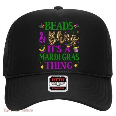 Beads And Bling It's A Mardi Gras Thing Beads And Bling Hat
