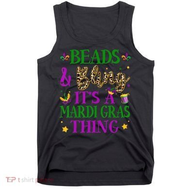 Beads And Bling It's A Mardi Gras Thing Beads And Bling Tank Top