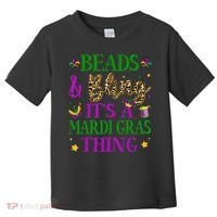 Beads And Bling It's A Mardi Gras Thing Beads And Bling Toddler T-Shirt thumb 0