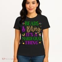 Beads And Bling It's A Mardi Gras Thing Beads And Bling Women's T-Shirt thumb 4